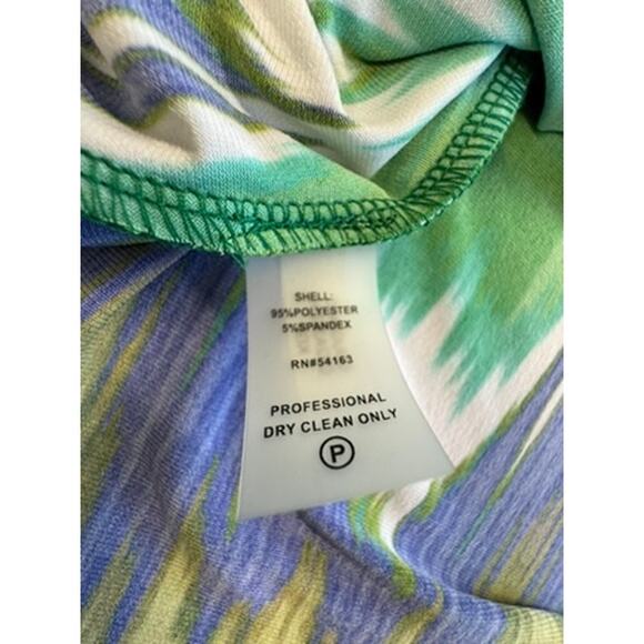 NWT!"CALVIN KLEIN" Aztec Sundress SZ 20W Soft Boho Hippie Missing Belt See Image - Picture 12 of 15